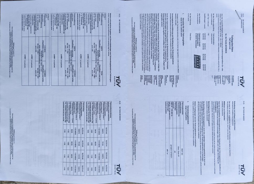 Спортни пружини за Seat Exeo Typ3R