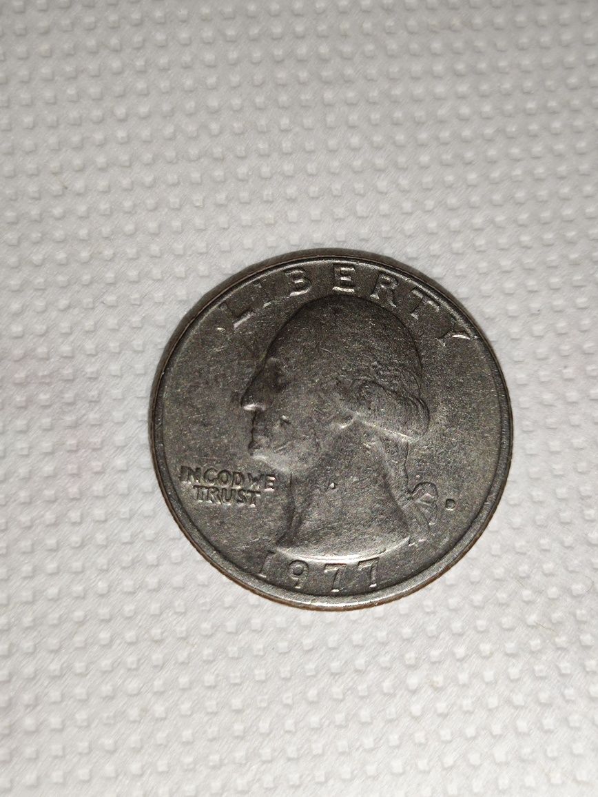 Moneda pentru colecționari - Quarter Dollar American an 1977