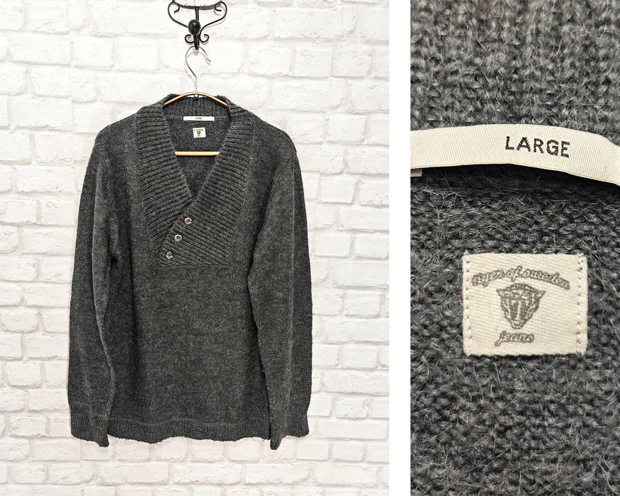 Tiger of Sweden Mohair Оригинален мъжки пуловер размер L