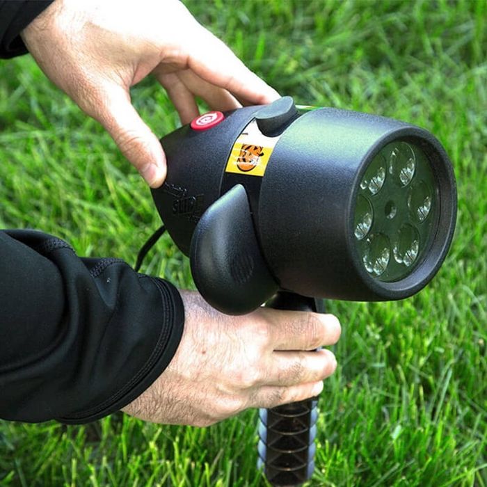 Коледен Лазерен прожектор Star Shower Slide с 12 различни приставки