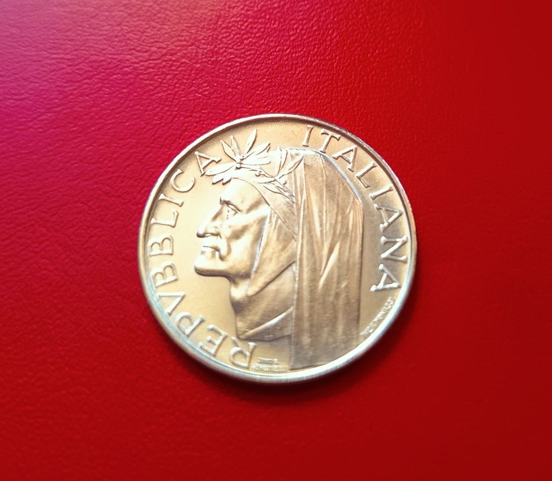 500 Liri 1961 г-1965 г. Italia.Сребро!