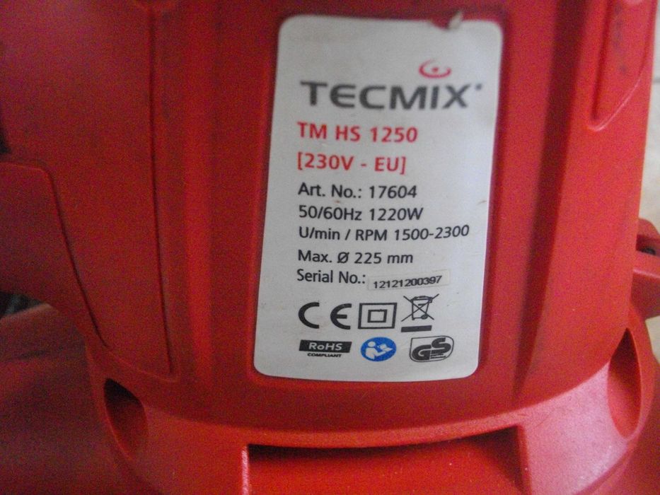 ф225мм 1220W/850W Виброшлайф за стени подове тавани TECMIX/ REDSTONE