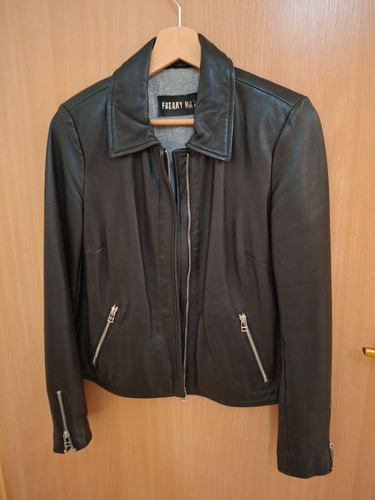 Дамско яке естествена кожа