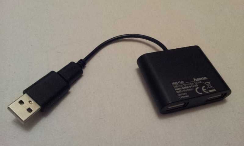 Hub/repartitor USB Hama 1x4, 1x3