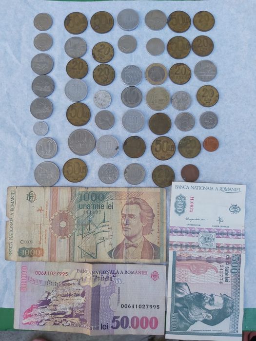 Vand colecție monede vechi