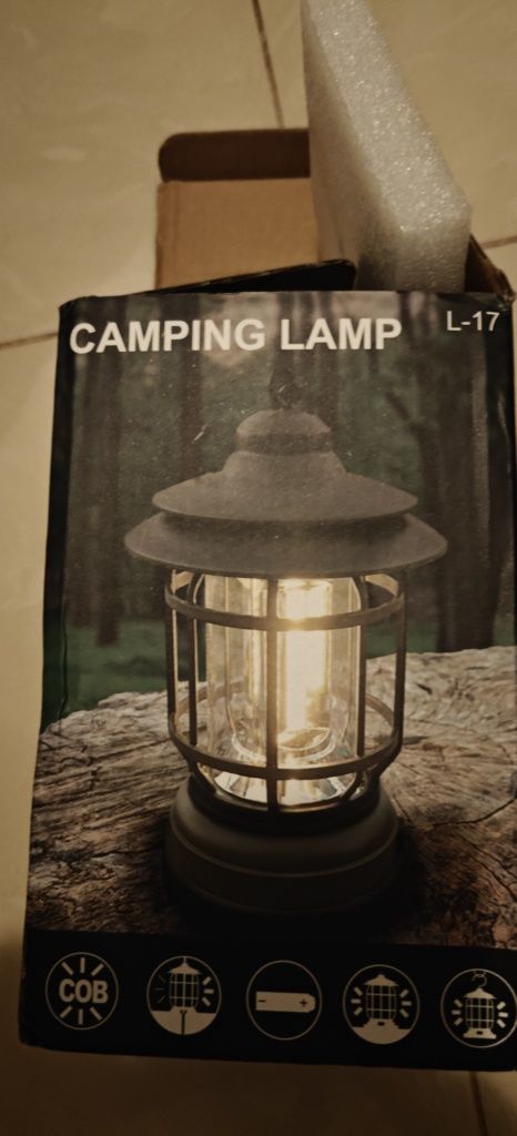 Lampa Camping cu LED-uri 3 baterii AA