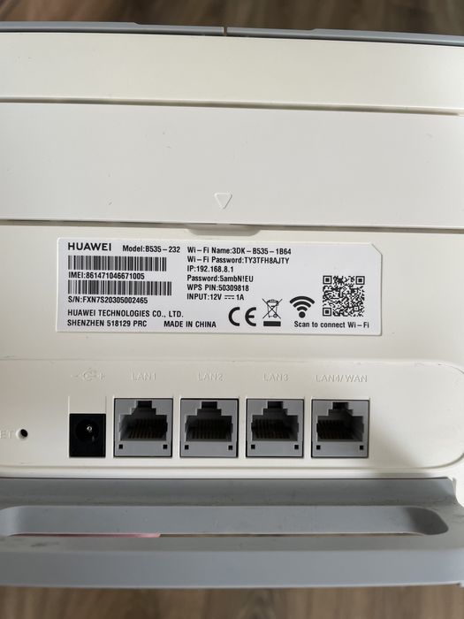 Router Wireless Huawei B535, 4G sau 4G+ cu SIM/cartela