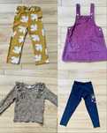 Set rochita tip salopeta, pantaloni si bluza