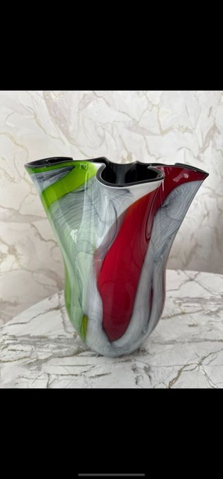 Ваза Jozefina 35 см ручная работа Польша.