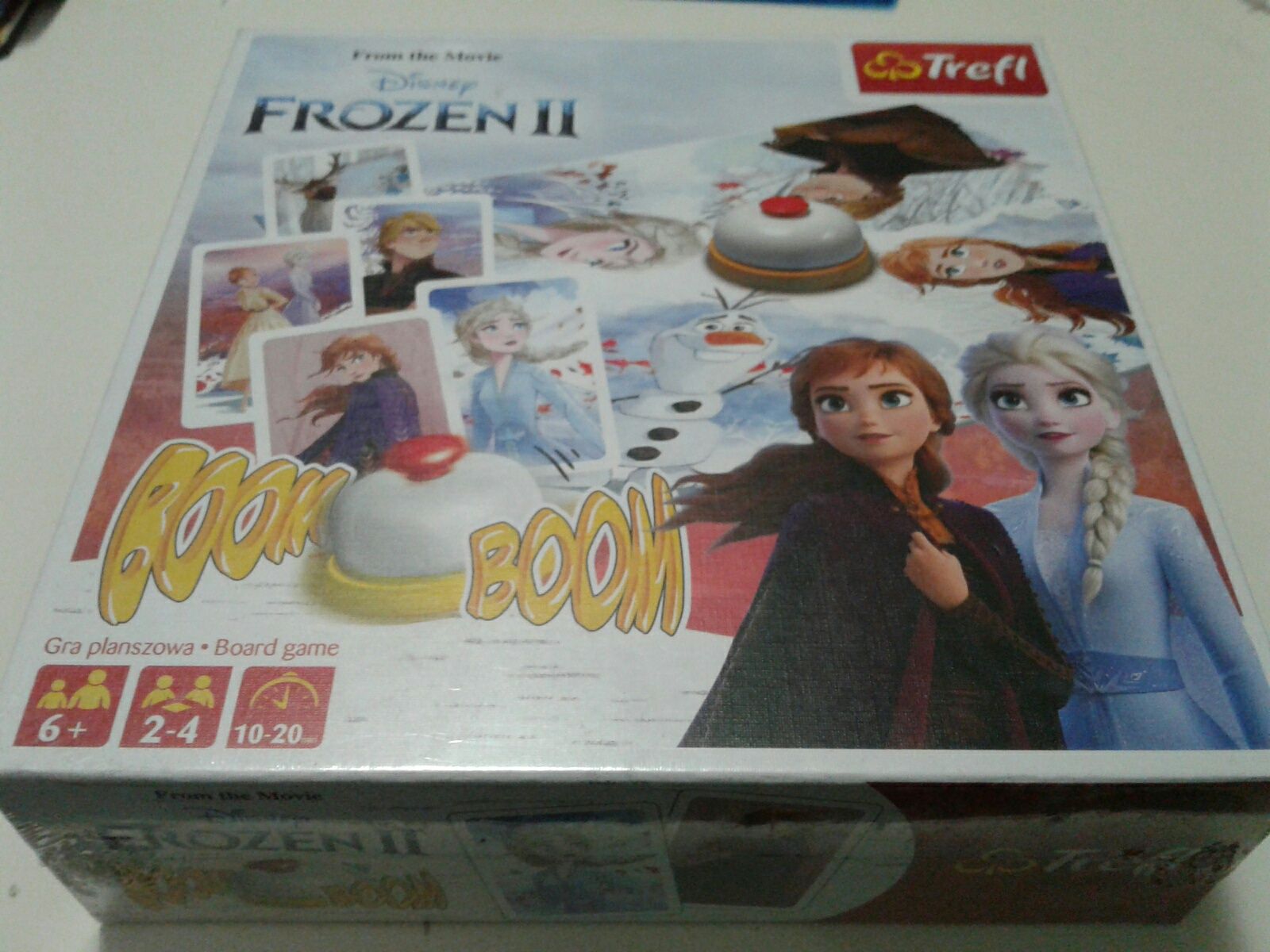 Boom Boom Frozen II - boardgame cu sonerie ptr copii  6+, nou, sigilat