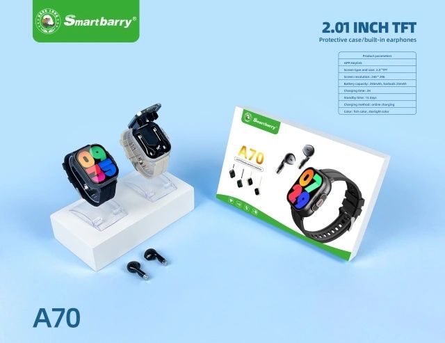 Smartbarry A70, A80, Naushnikli Smart Watch, Умные часы с наушниками