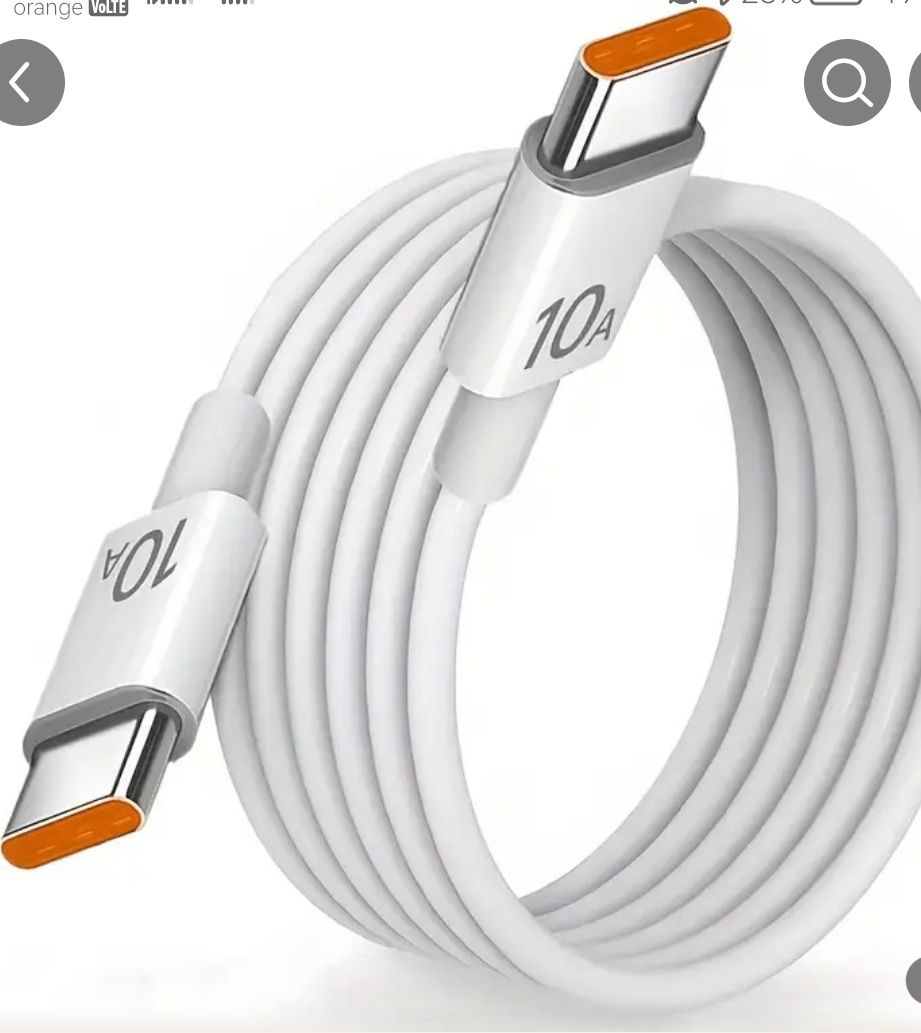 Cablu Usb C to Usb C nou 1.5 metrii