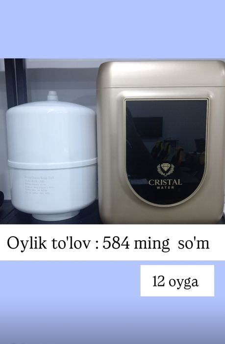Suv filtrlarni sotish va o'rnatish xizmatlarini taklif etadi
