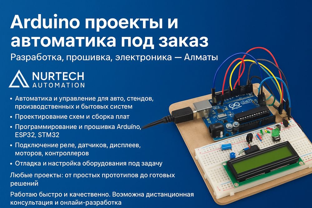 Arduino проекты и автоматика под заказ