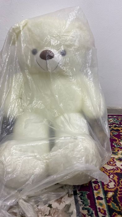 Мишка белый 100см