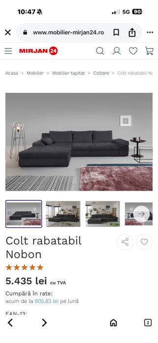 Vand canapea extensibila stare buna