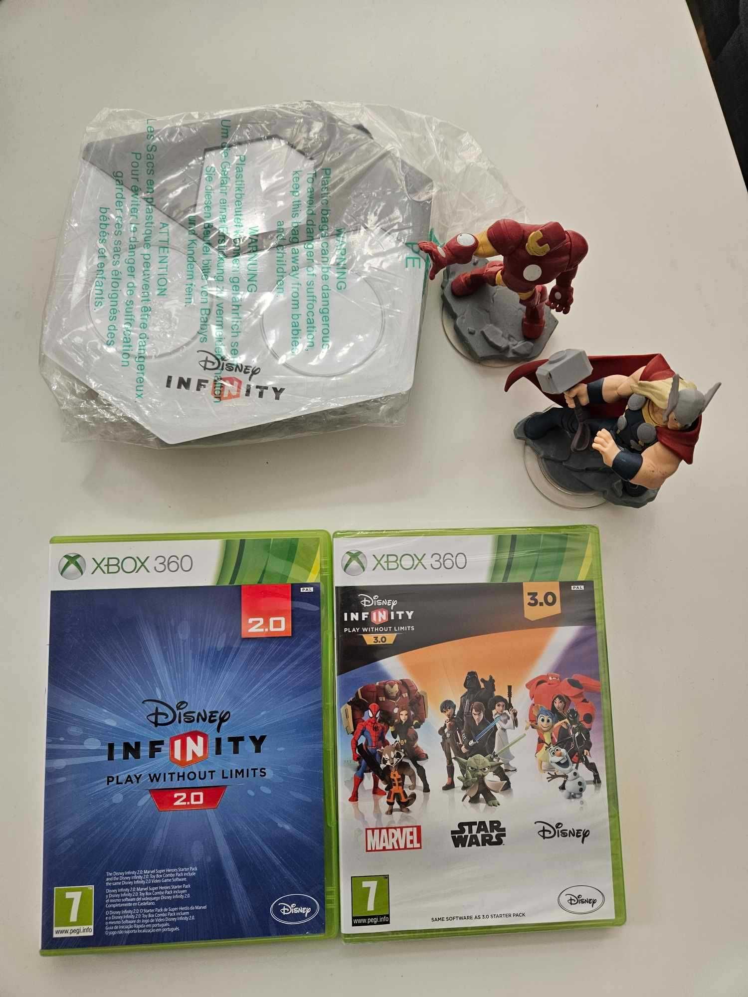 XBOX 360 Disney Infinity комплект 2 игри фигурки портал