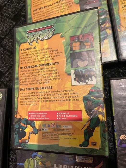 Dvd uri desene animate țestoasele ninja