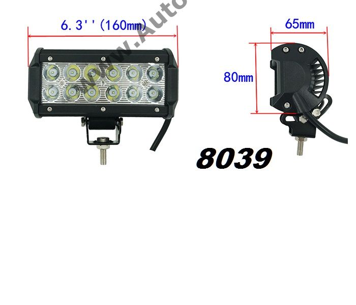 LED BAR 36w 16см халоген