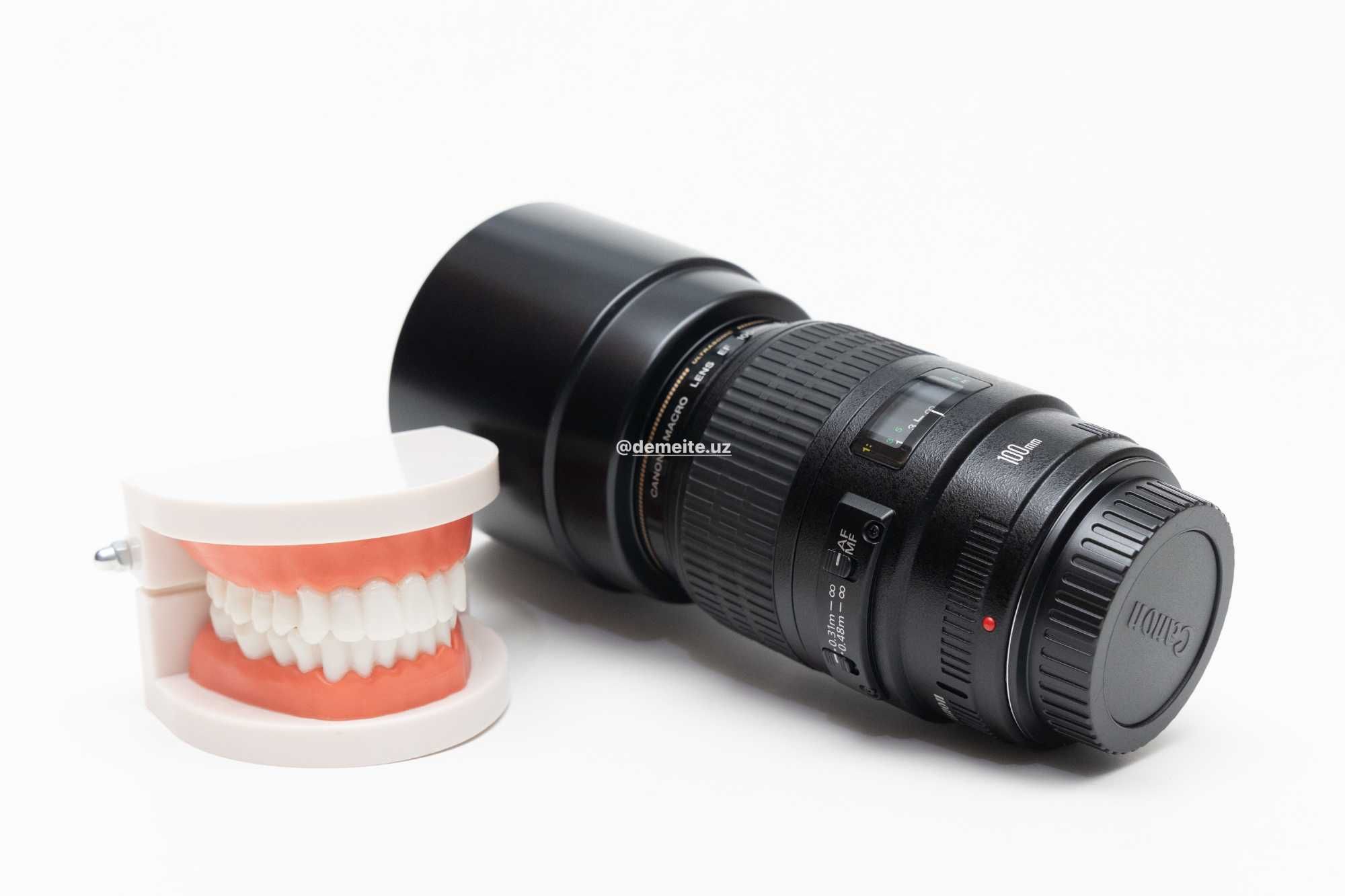 Canon EF 100mm Macro f2.8 USM. Stomatologlar uchun