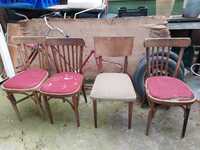 Четири стари стола за реставрация