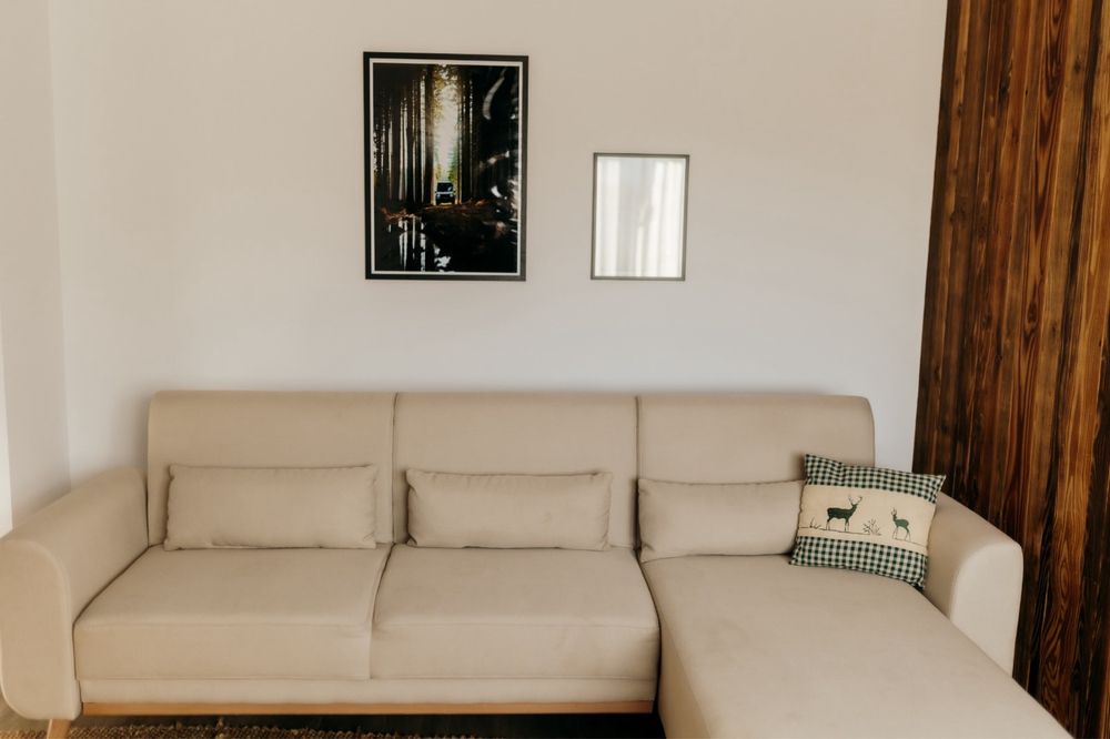 Canapea extensibila , am doua bucați , dimensiuni 256*149*88