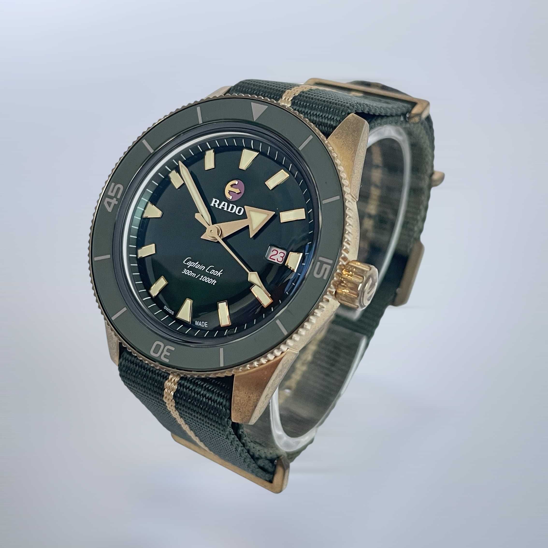 Rado Captain Cook Automatic Bronze мъжки автоматичен часовник - БАРТЕР