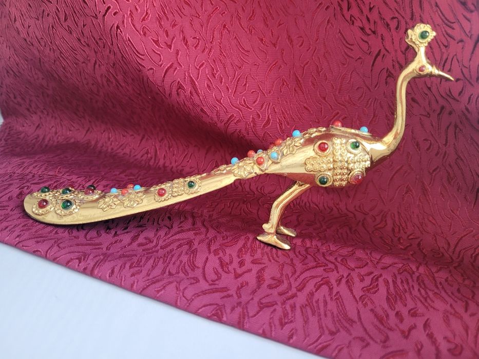 Сувенир Павлин. (Ложка для обуви)