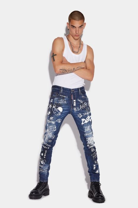 Marimea 50[34] Blug Dsquared2 model Skater Jeans seria S74LB0764S30342