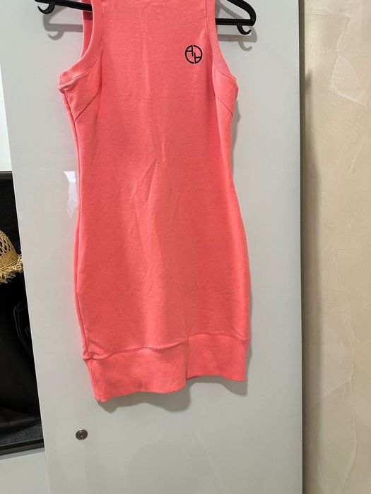 City Lights Bodycon Рокля - Розов Неон