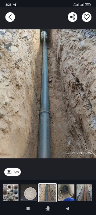 Santexnika qazish mantaj ishlari