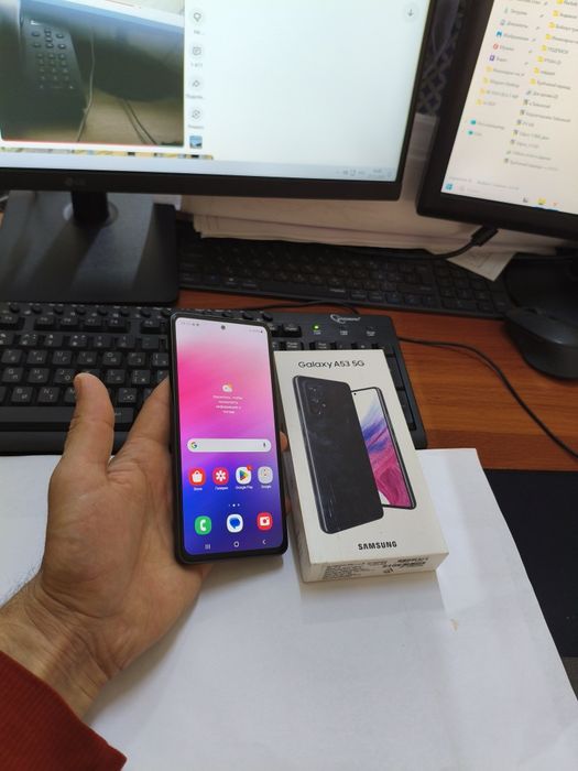 Samsung A53 5G 128gb(2023)iwlawi zur aybi yuq tozza telefon