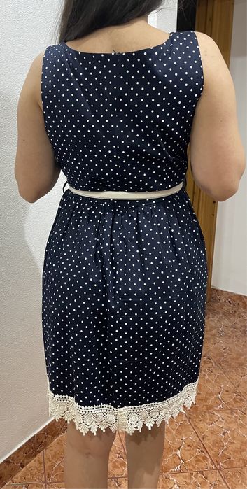 Rochie office cu buline