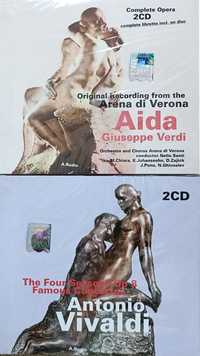 G. Verdi & A. Vivaldi - două cd box sigilate cu muzică clasică