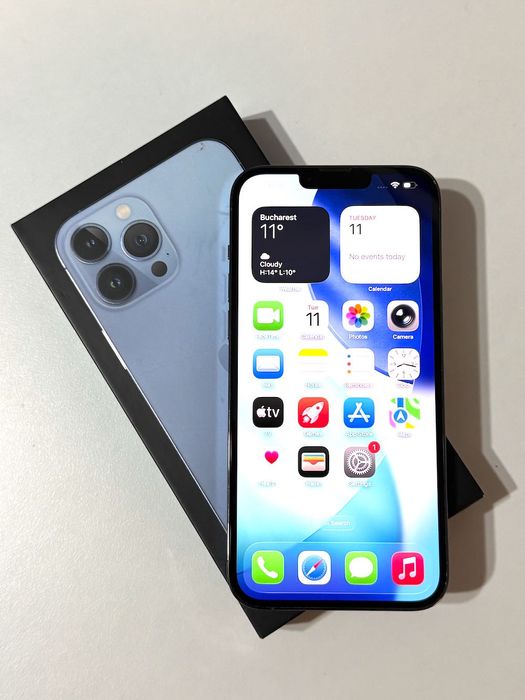 Apple iPhone 13 Pro Max, 256GB, Sierra Blue