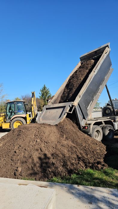 Nisip, pietris, balastru, frezat de asfalt, pamant negru, moloz