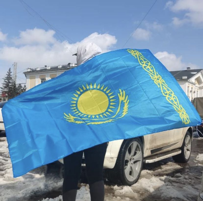 Казахстан Флаг НОВЫЕ госстандарт
