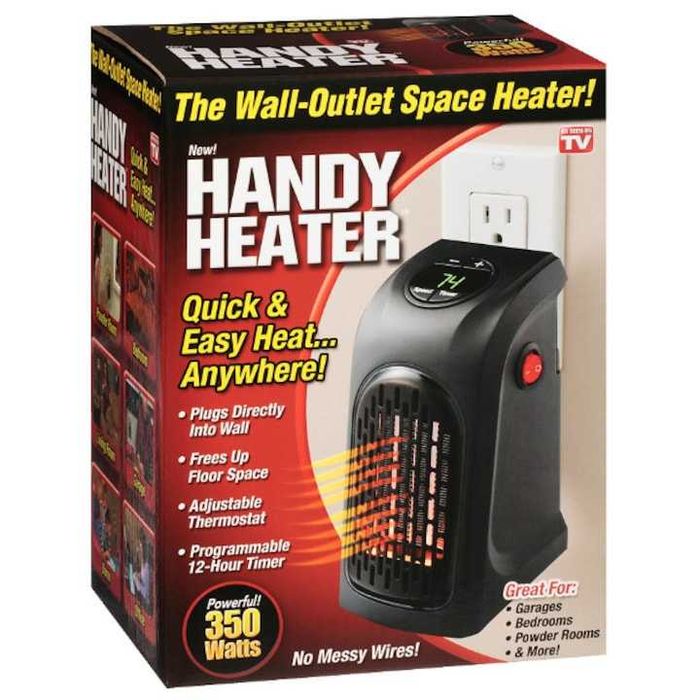 Електрическа печка с термостат и цифров дисплей, 400 W