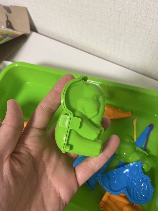 Креативен комплект кинетичен пясък и формички 3D Животни