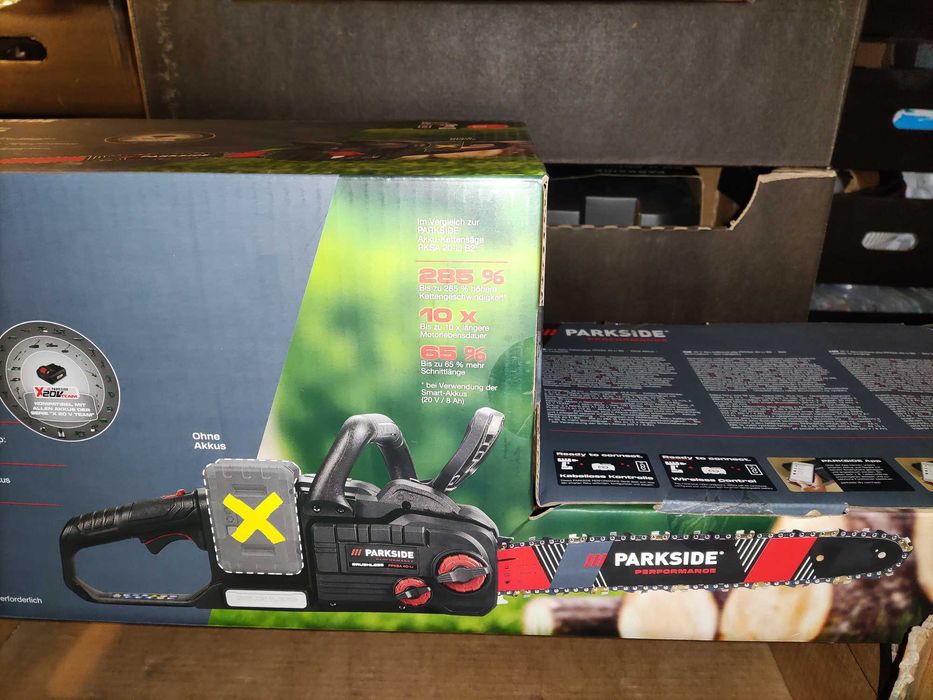 Drujba PARKSIDE 40V, model PPKSA 40-Li B2, sigilata