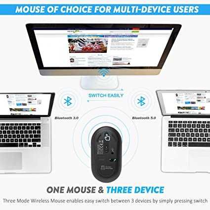Mouse Wireless si Bluetooth 3 in 1