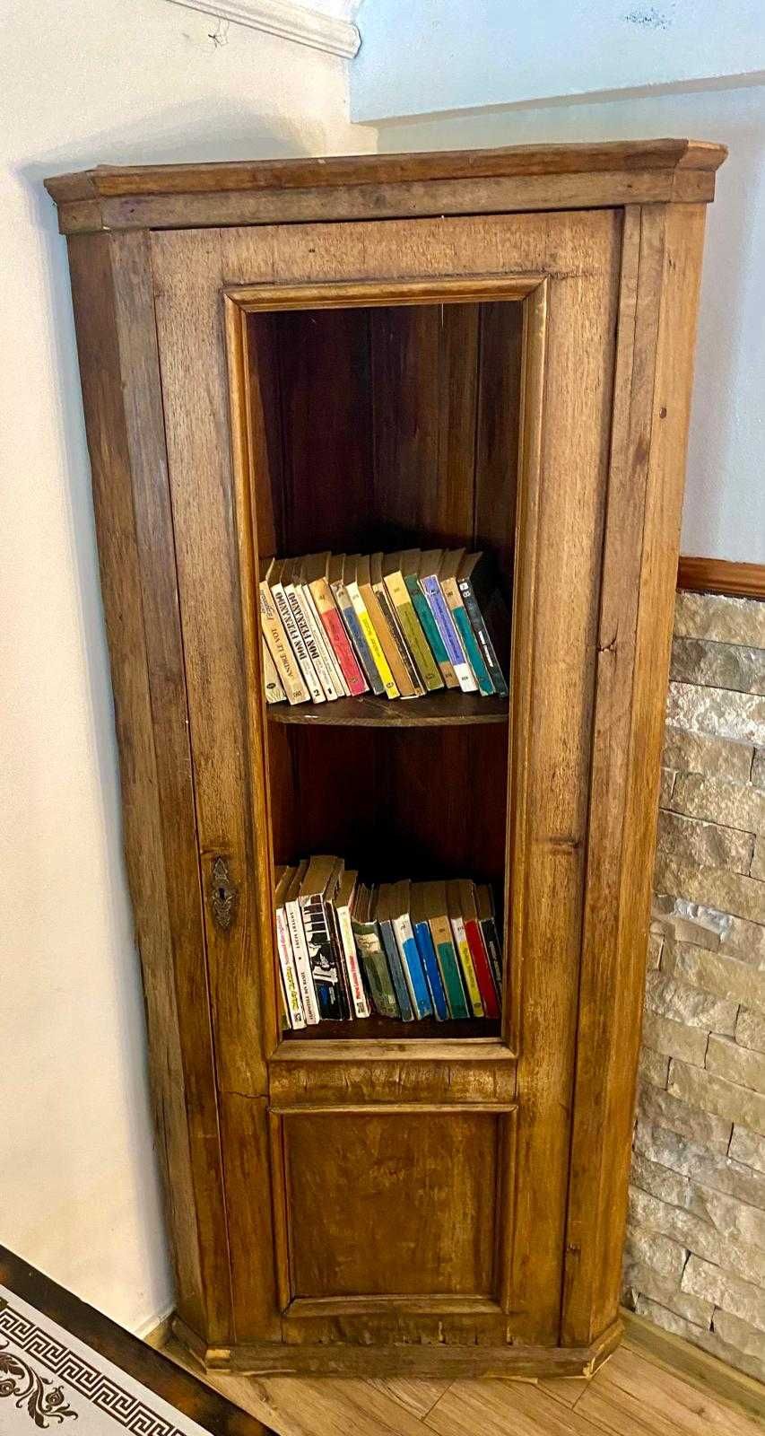 De vanzare Biblioteca lemn model pe colt  - 2 bucati