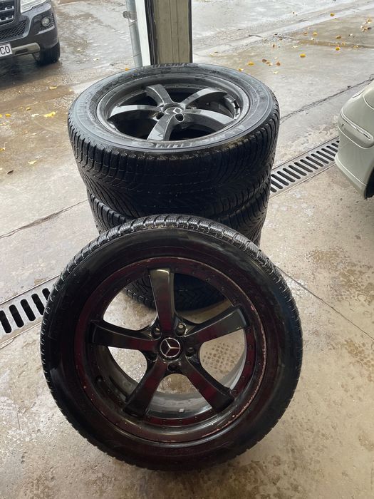 Джанти Мерцедес със зимни гуми