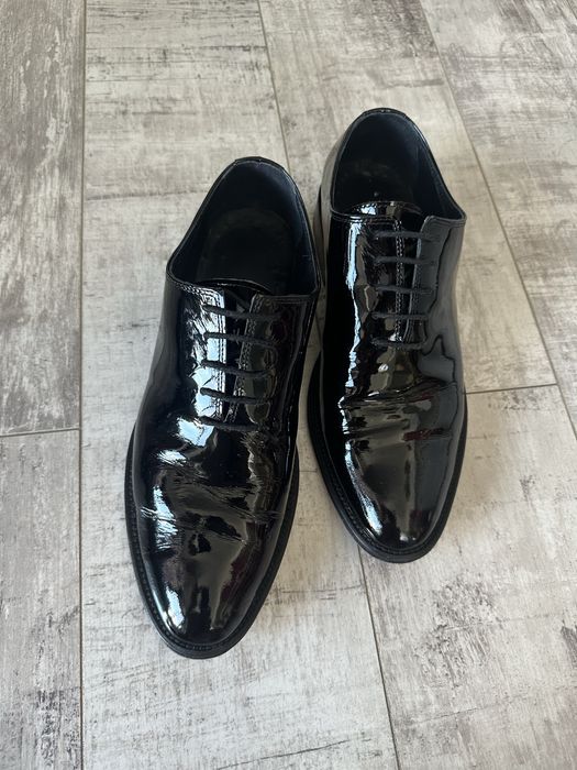 Pantofi barbati ceremonie din piele lacuita