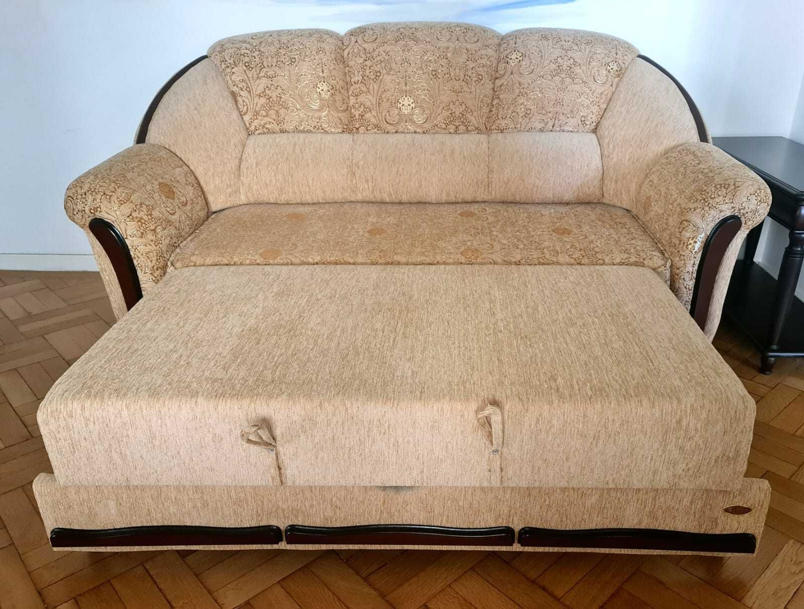 Canapea extensibila noua lemn masiv stil vintage