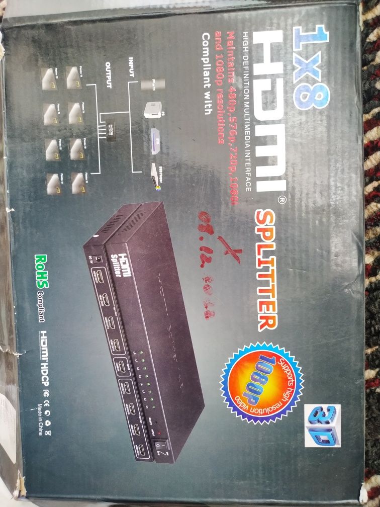 Разветвитель HDMI SPLITTER 4K X 2K