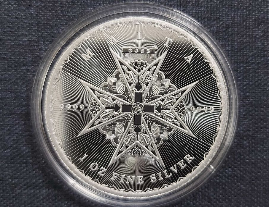Сребърна инвестиционна монета 1 унция Малтийски Кръст
