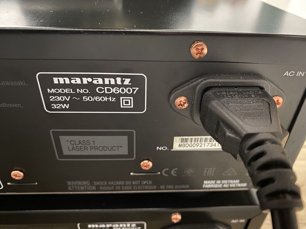 Marantz PM6007 + CD6007 Player CD Hi-Fi Negru
