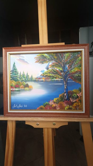 Картина  масло  29,1×35,1