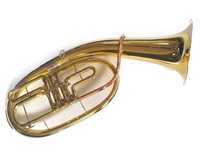 Tenor Horn Karl Glaser 3 clape Bb Bariton auriu